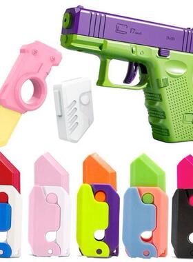 Upgrade Fidget Toys 3D Printing Carrot Knife Gun Sensory Fid