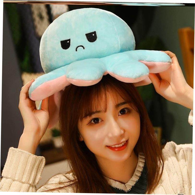 1pcs Reversible Octopus Plushie Fidget toy Flip Plush Toys