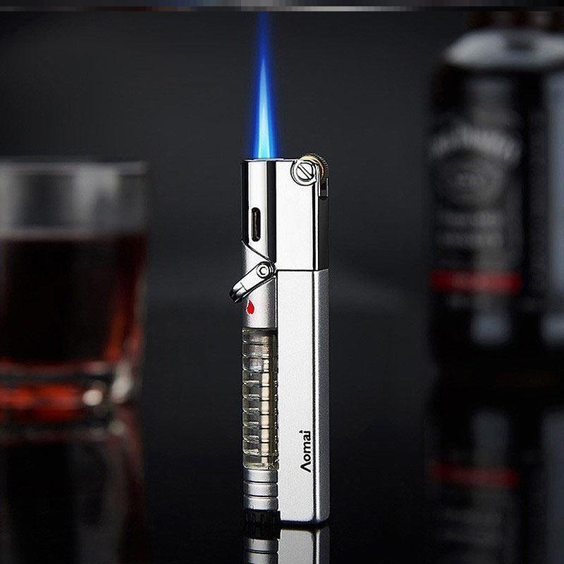 Visible gas tank long grinding wheel straight to lighter打火