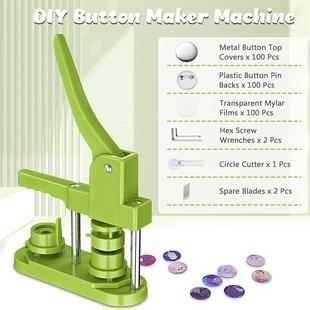 Badge Pin Button Maker Machine DIY 25/32/37/44/58MM Badges S