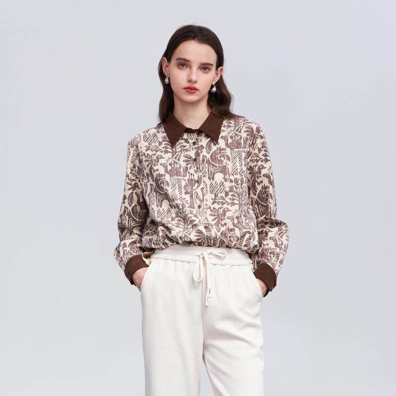 Patavinity水墨印花衬衫