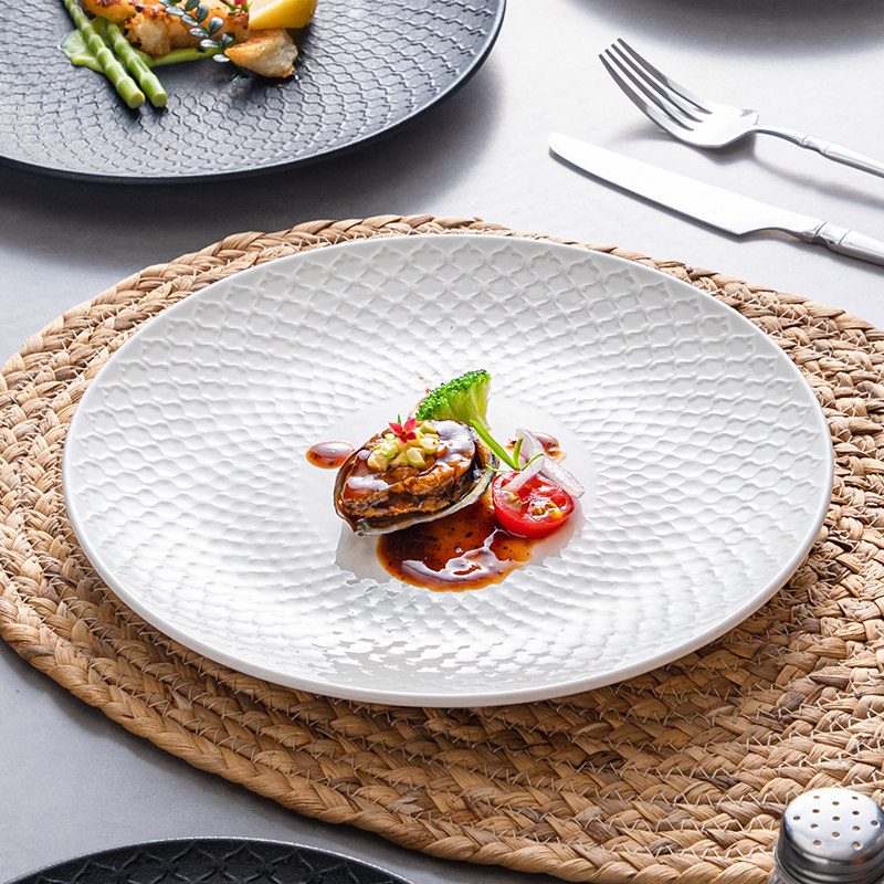 创意西餐盘高级感牛排盘子陶瓷家用菜盘甜品盘早餐盘轻奢酒店餐具,餐饮具,盘,淘宝优惠券,粉丝福利购,淘宝优惠卷