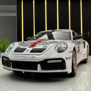 【DZ091】建元合金车模1:24保时婕911GT3赛道版声光回力玩具车音