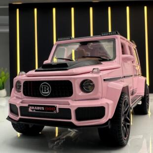 【DZ099】建元合金车模1:32巴博斯越野车带声光回力玩具车音效模