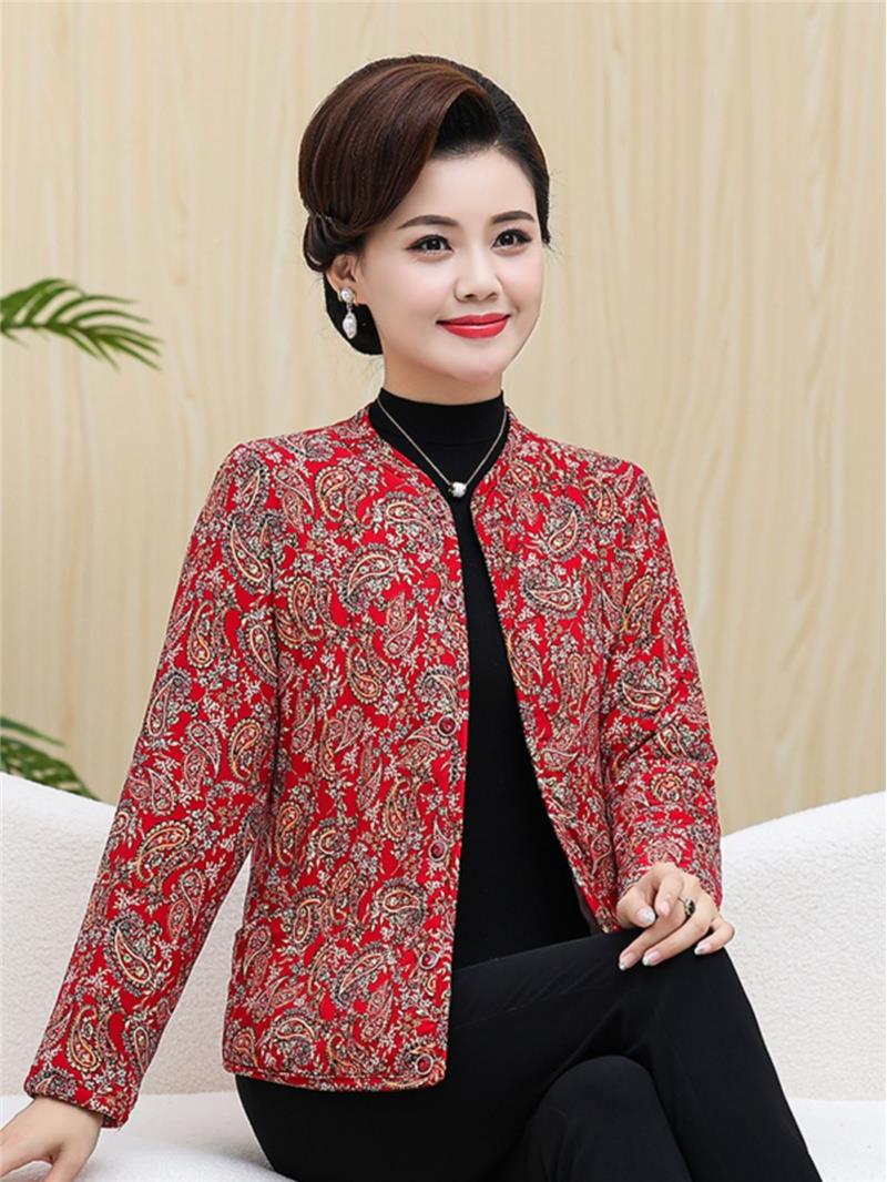 老年女装妈妈装套装冬小棉11袄奶奶加绒加厚羊毛棉中衣60老人外70
