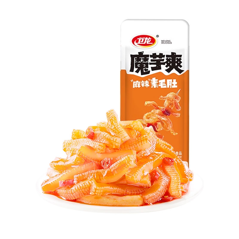 卫龙魔芋爽魔芋素毛肚15g麻辣味