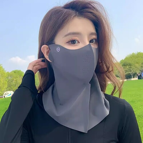 1件夏季防晒面罩无痕围脖骑行遮阳