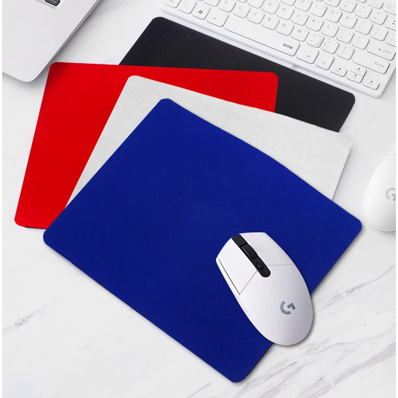 1个简约电脑小垫纯色办公鼠标垫