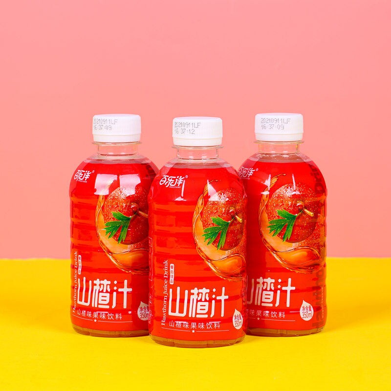 山楂味果味饮料350ml*1瓶图片