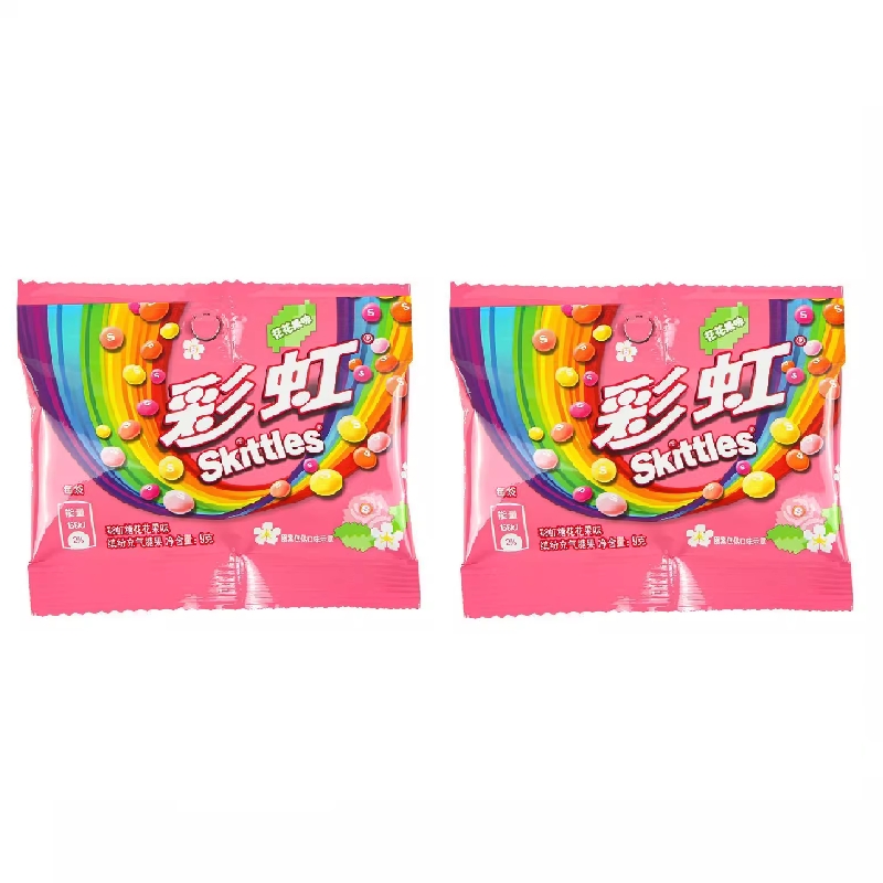【2包】彩虹糖花花果味