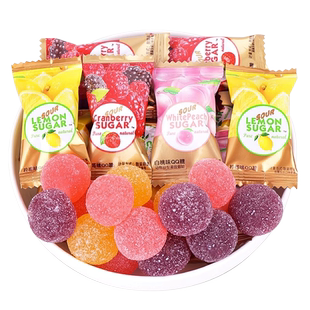 ococo蔓越莓味软糖结婚庆喜糖果过年散装批发橡皮糖儿童休闲零食