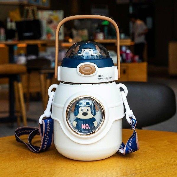 Stainless Steel Cute Belly Cup Wide Mouth 800ml Large