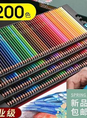 Oil colored pencil students draw 48 color pencils by hand