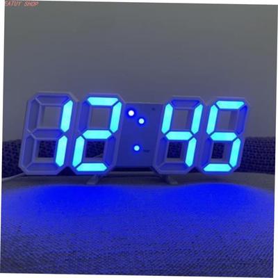3D LED Digital Alarm Clock Electronic Luminous Night Table
