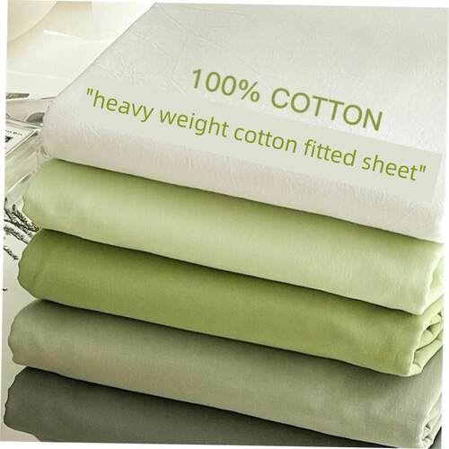 King Size bed sheets fitted sheet pillow cases 纯色床笠枕套1