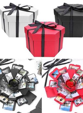 Creative Explosion Box Gift Surprise Love Paper Box Hexagona