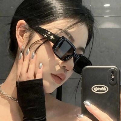 Retro Y2K Style Small Square Sunglasses Women kitten Eye Sun