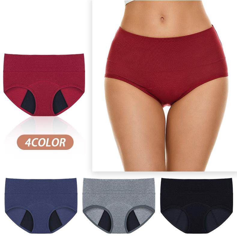 Women Cotton Period Underwear Postpartum Menstrual Panties - 实物图