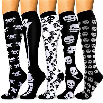 TANABATA 1 Pair Halloween Funny Compression Socks for Men