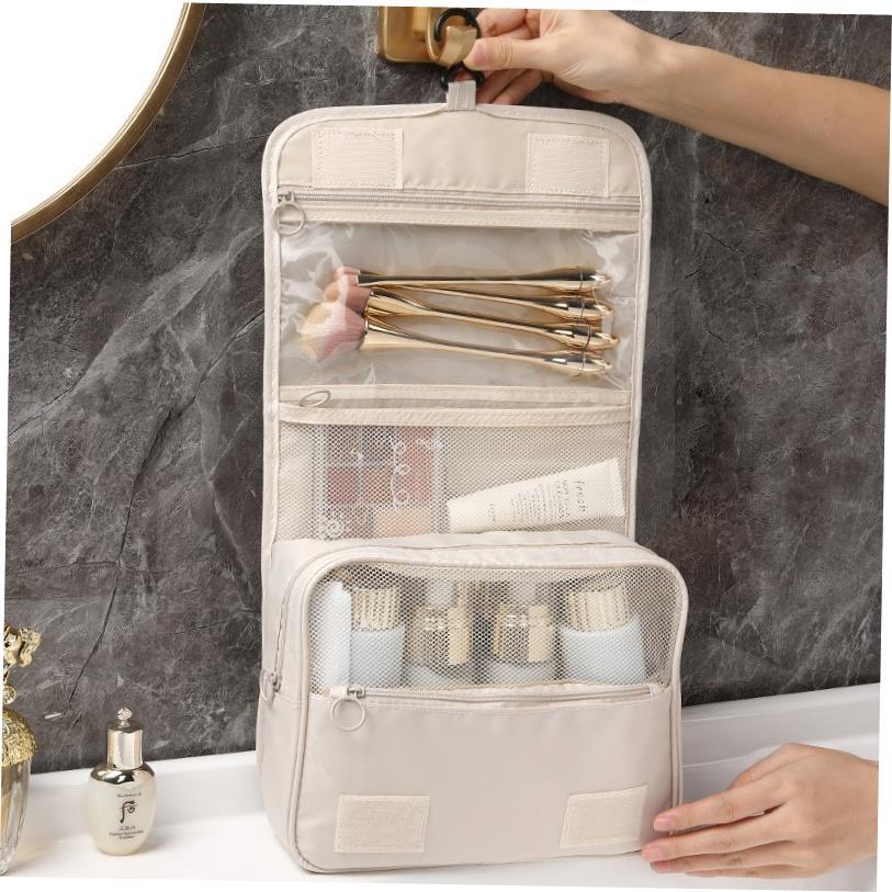 Travel Cosmetic Bag Women Zipper Make Up Transparent Makeup