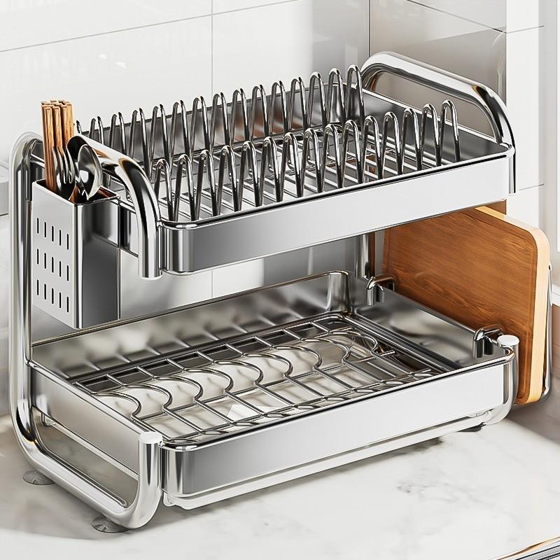 dish drying rack storage kitchen cup holder organizer洗碗架