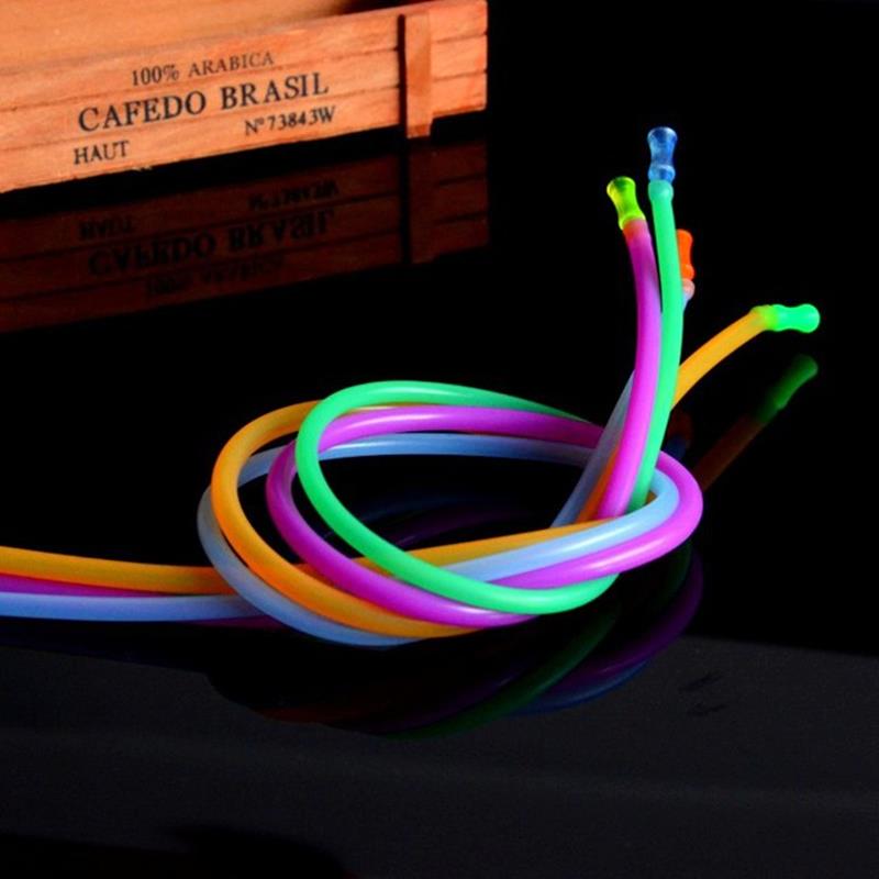 Color transparent 50CM long soft straw soft skin tube