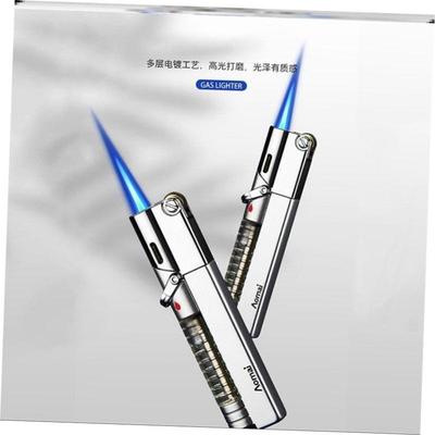 Visible gas tank long grinding wheel straight to lighter火机