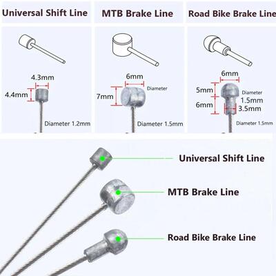 A1 Bike Brake Cables Stainless Steel Brake Shift Cable Wire