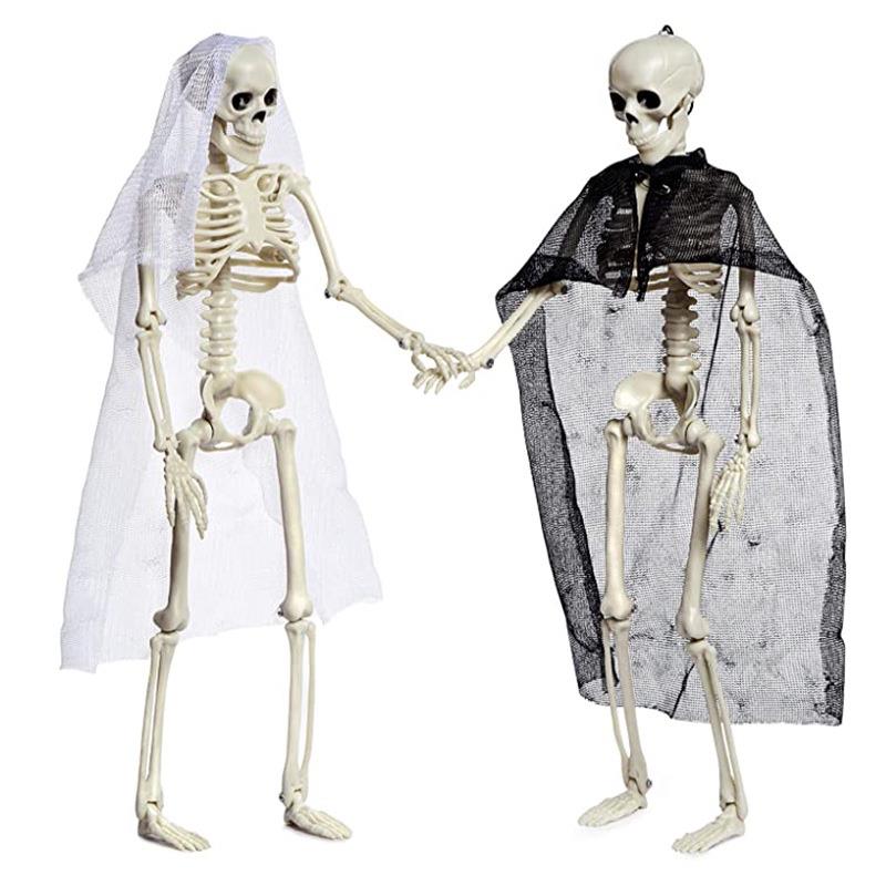 Halloween decoration props skeletons human skeleton 40cm彷真