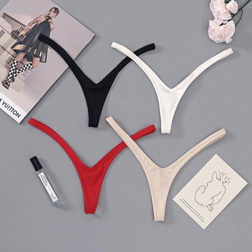 Sexy Sports Panties Ms Underpants Seamless Thong G String 裤