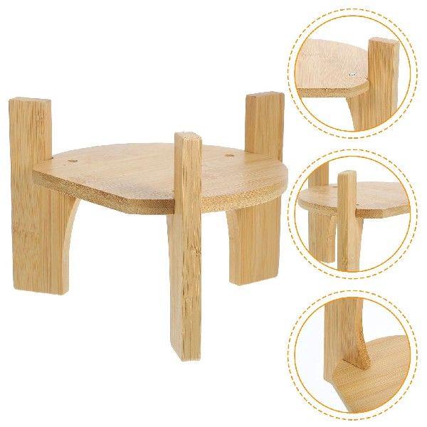 Plant Bamboo Base Drink Dispenser Stand Only Beverage Bead