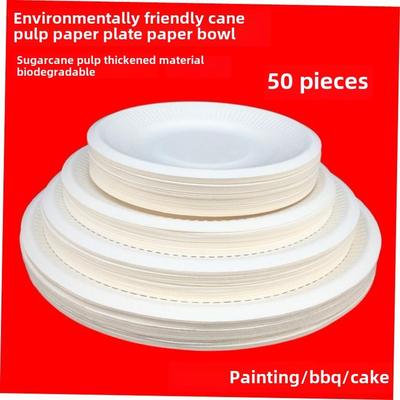 Super Rigid Extra Strong Disposable Party Paper Plates Biode