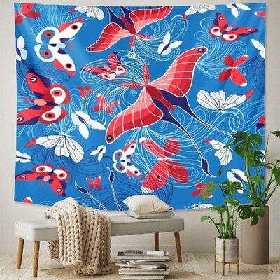 Psychedelic scene home art decoration animal tapestry
