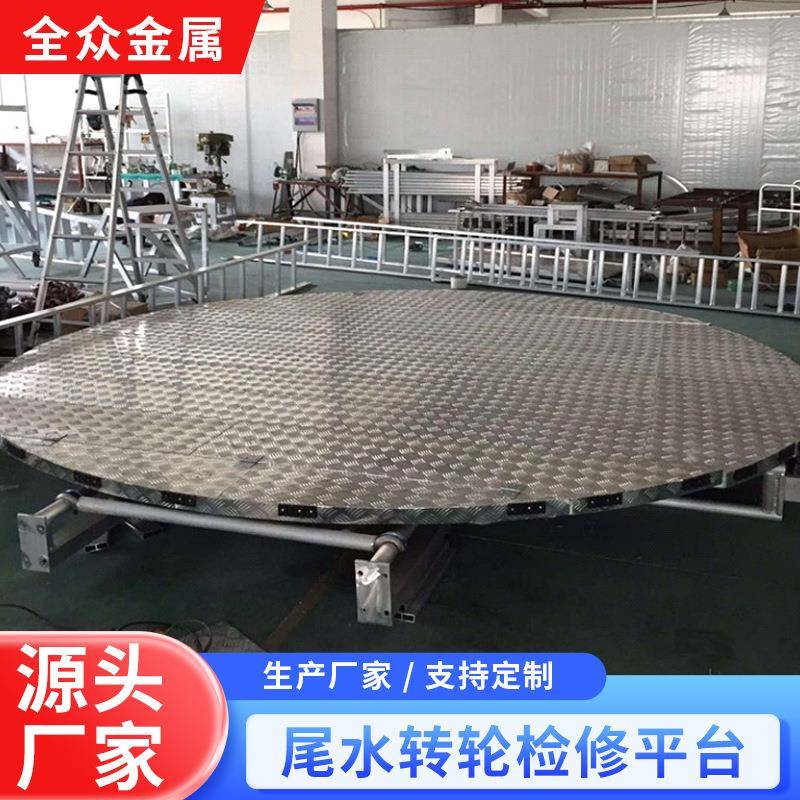 尾水转轮检修平台170MW轮转排架