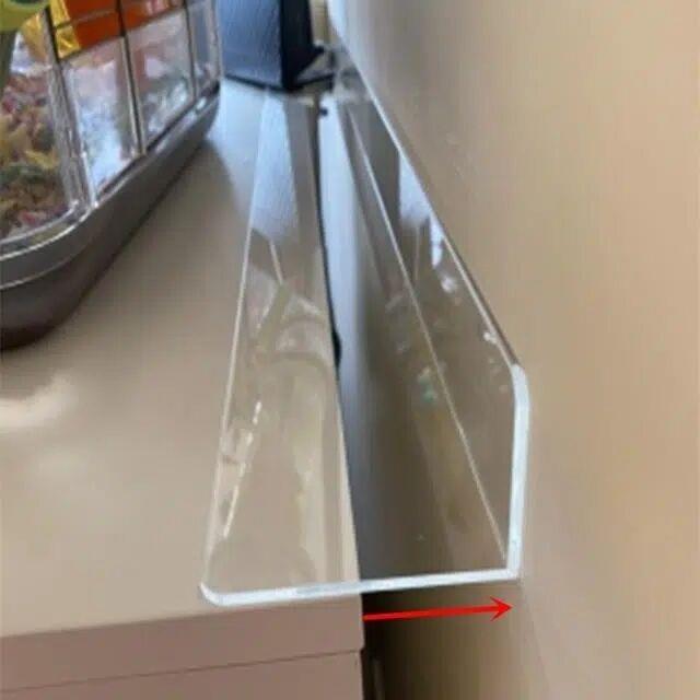 速发书桌边挡板L形桌子缝隙围挡挡落防掉面儿童学习桌防滑挡条桌图片