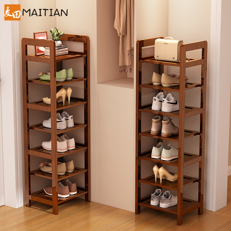 速发简易竹架子家用门口多层入门屋收纳省新间2024爆款空款鞋鞋柜