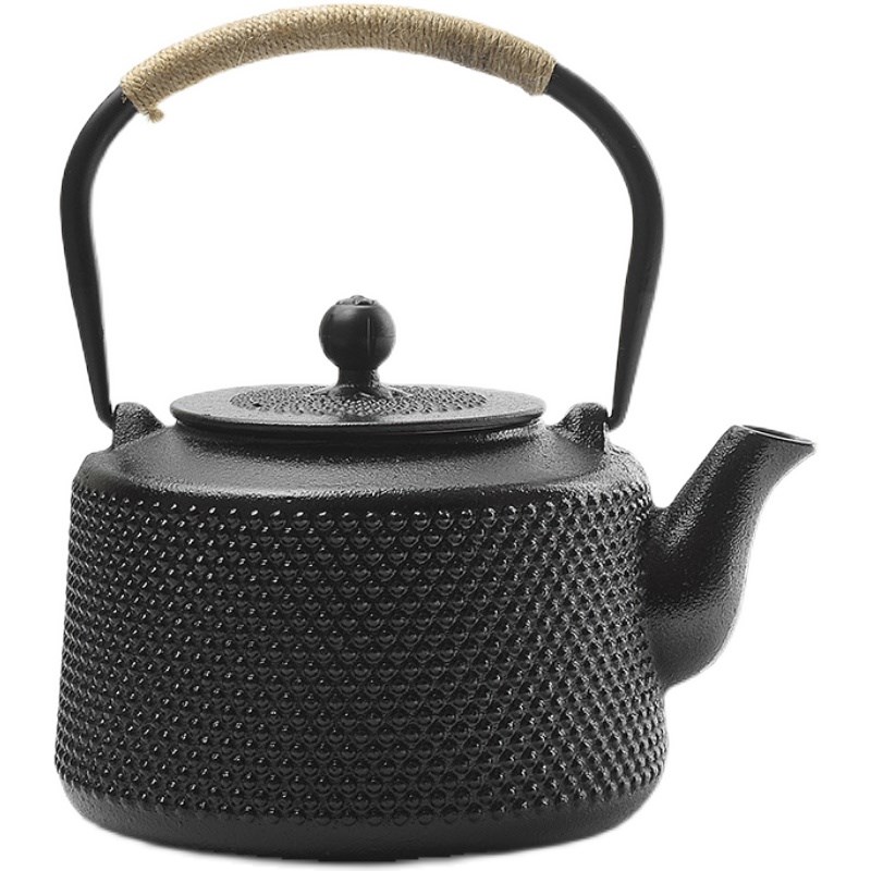 速发铁茶壶铸铁水壶生铁壶复古泡茶围炉煮茶壶家用中式软装创意摆