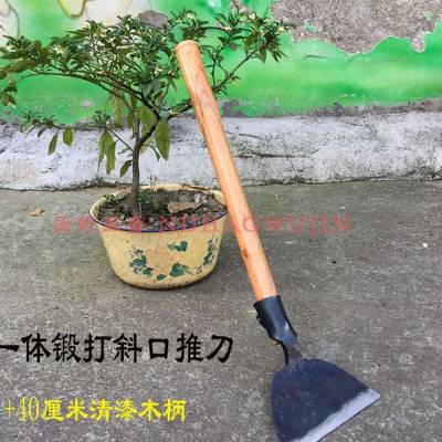 速发弹簧钢斜口铲刀农草除用铲子全钢清洁铲老推匠锻打纯手工铁草