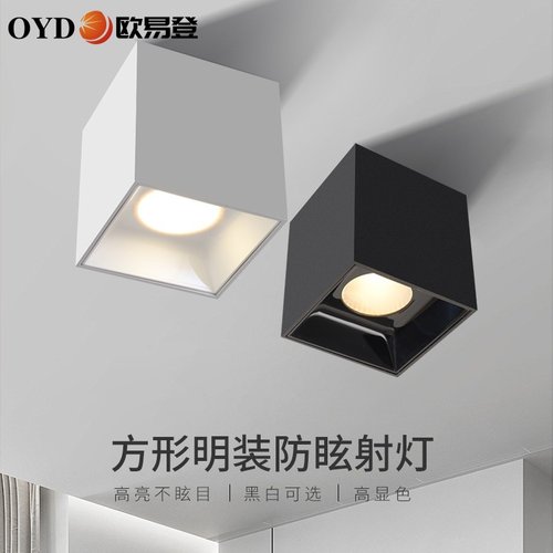 明装筒灯客厅餐厅LED防眩射灯