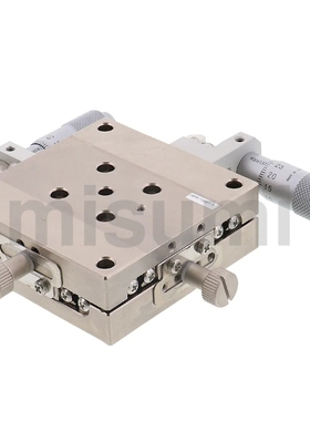 XY轴手动滑台 高精度 直线滚珠导轨型 薄型XYSSG40 60 滑台