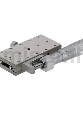 X轴手动滑台 高精度 千分尺旋钮式 细长式 直线滚珠导轨型XSGL40