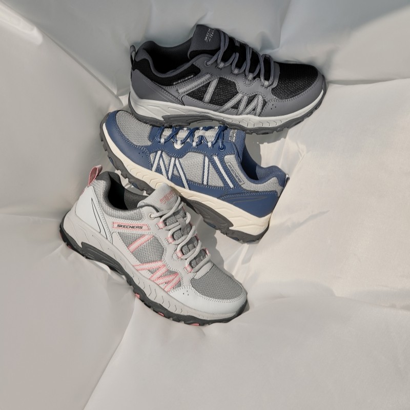 2023秋新款Skechers斯凯奇拼接户外透气运动EVA大底女鞋180037