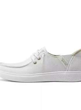 Skechers斯凯奇新款舒适缓震一脚蹬休闲鞋女时尚百搭帆布鞋114814