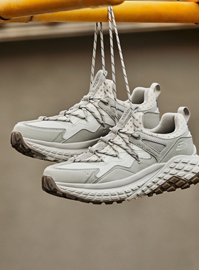 Skechers斯凯奇秋冬新款男子时尚复古慢跑鞋厚底耐磨运动鞋232745