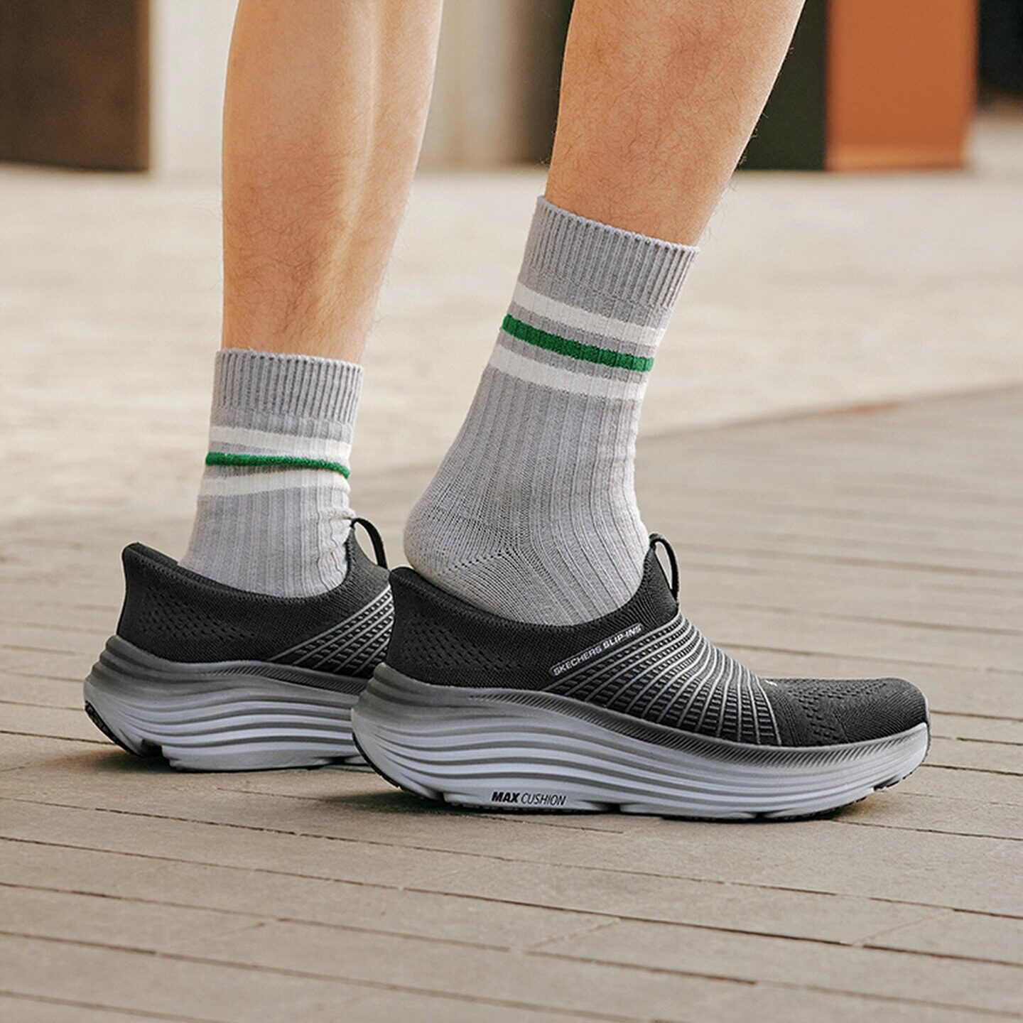 Skechers斯凯奇男鞋休闲健步鞋