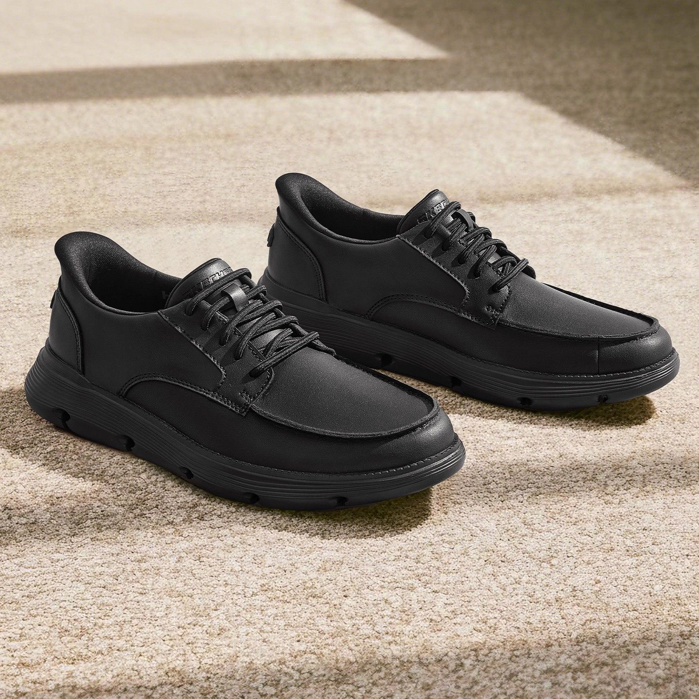 Skechers斯凯奇男鞋闪穿商务休闲鞋复古一脚蹬上班通勤皮鞋205479,运动鞋new,运动休闲鞋,淘宝优惠券,粉丝福利购,淘宝优惠卷