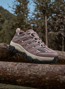 Skechers斯凯奇女子春季户外减震耐磨运动休闲徒步登山鞋180185C