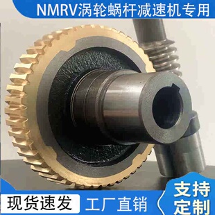 100 NMRV063减速机配件涡轮蜗杆齿轮变速器零件94铜锡青铜全速比5