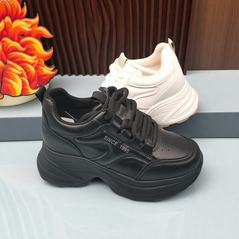 红蜻蜓官方正品厚底增高老爹鞋女