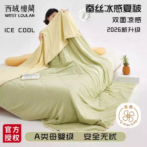 A类蚕丝夏被凉感西域楼兰可水洗